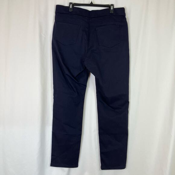 Liz Claiborne Navy Amber Straight Leg Mid-Rise Pants NWT Professional Career - Picture 5 of 7